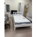 кровать Людмила-3 белая 120х200 массив сосны
